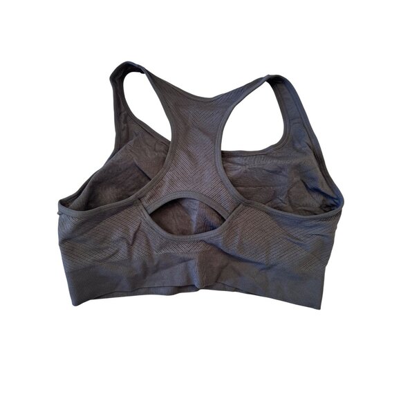 Member Mark XXL RacerBack Sports Bra Medium Support Gray 38DD - 42D NWB - Picture 4 of 8